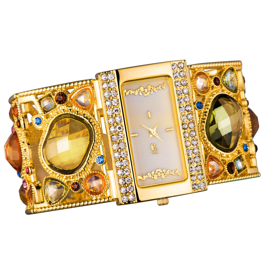 Diamond inlaid and hollow fashion waterproof quartz watch FAIJO