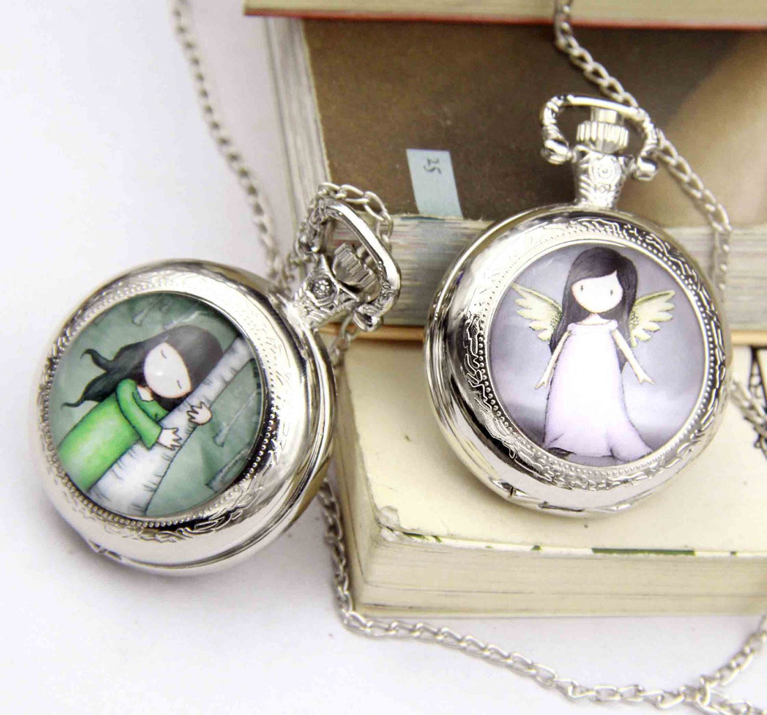 Angel Pocket Watch Watch Girl Pocket Watch FAIJO