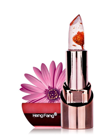 Gold leaf flower jelly temperature change lipstick FAIJO