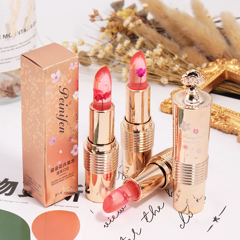 Flower Lipstick Jelly Color Changing Lipstick Moisturizing FAIJO
