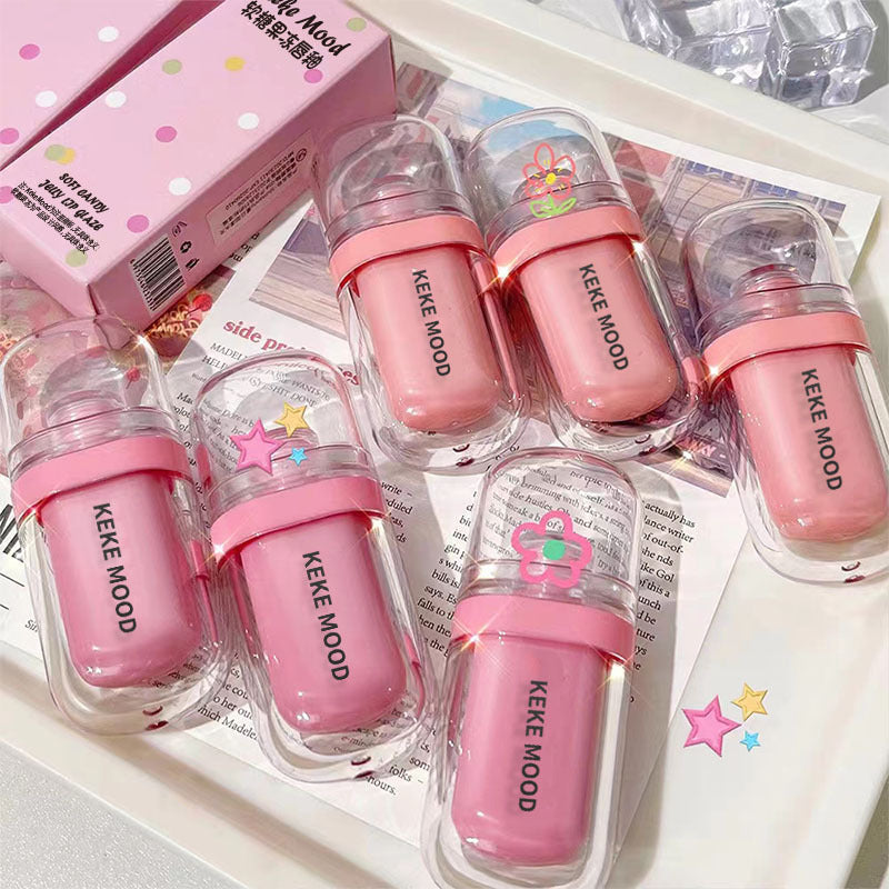 Soft Candy Jelly Lip Lacquer Water Crystal Color Lasting Nourishing Moisturizing Full Lips Student Party Lipstick FAIJO