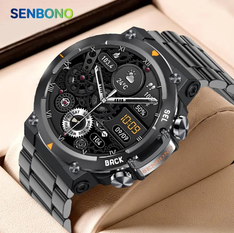 MAX18 Men Smartwatch AMOLED1.43inch Big Screen BT Calls Gesture Control AI Voice Sports Smart Watch Men FAIJO