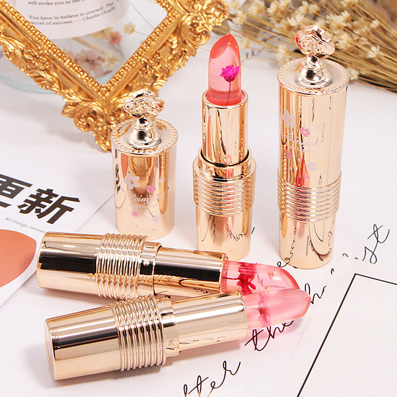 Flower Lipstick Jelly Color Changing Lipstick Moisturizing FAIJO