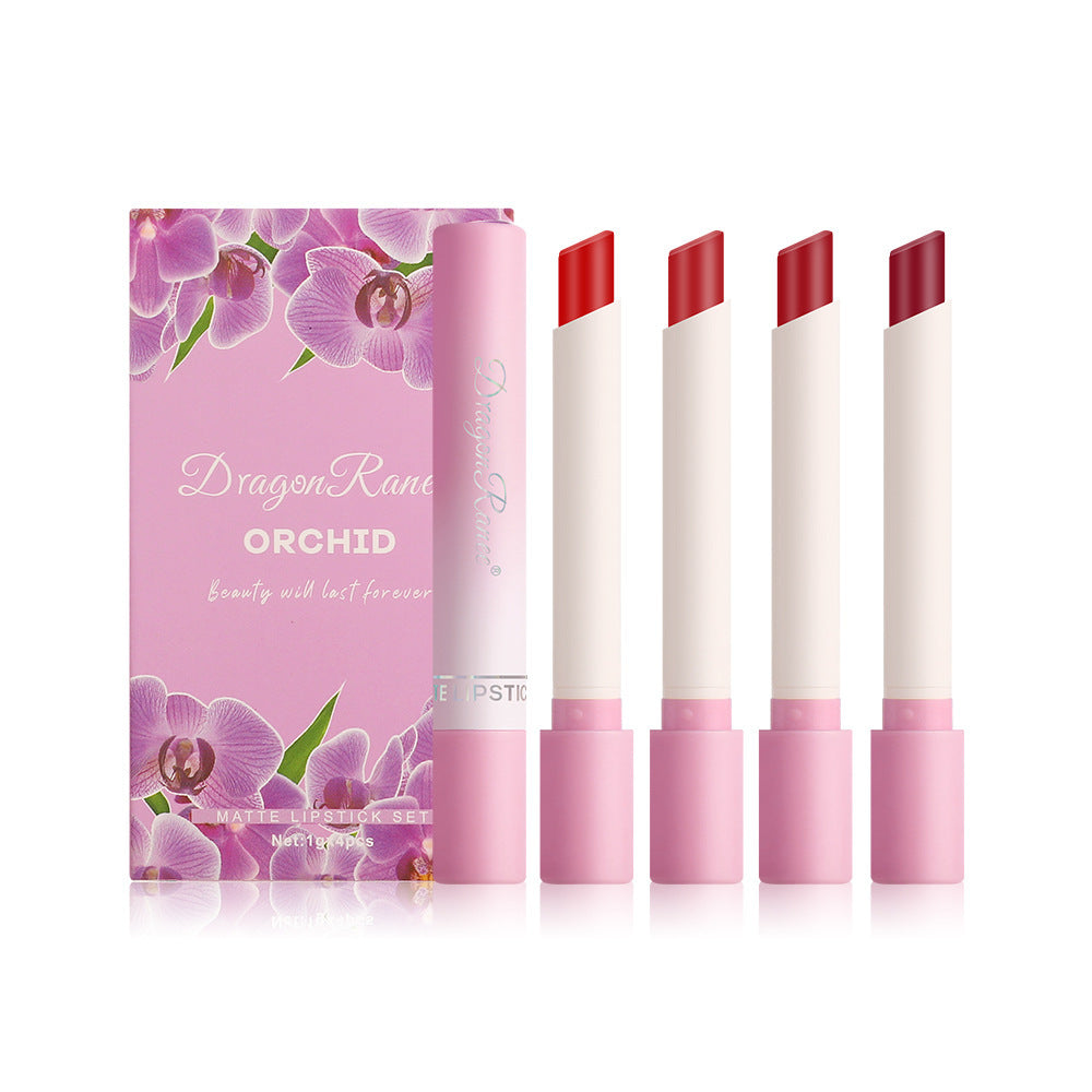 Cigarette Lipstick Box Matte Finish 4 Flowers Suit FAIJO