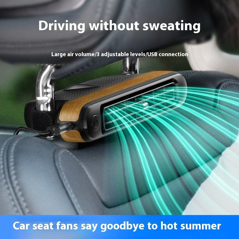 Car Turbine Fan Rear Seat USB Small Fan FAIJO