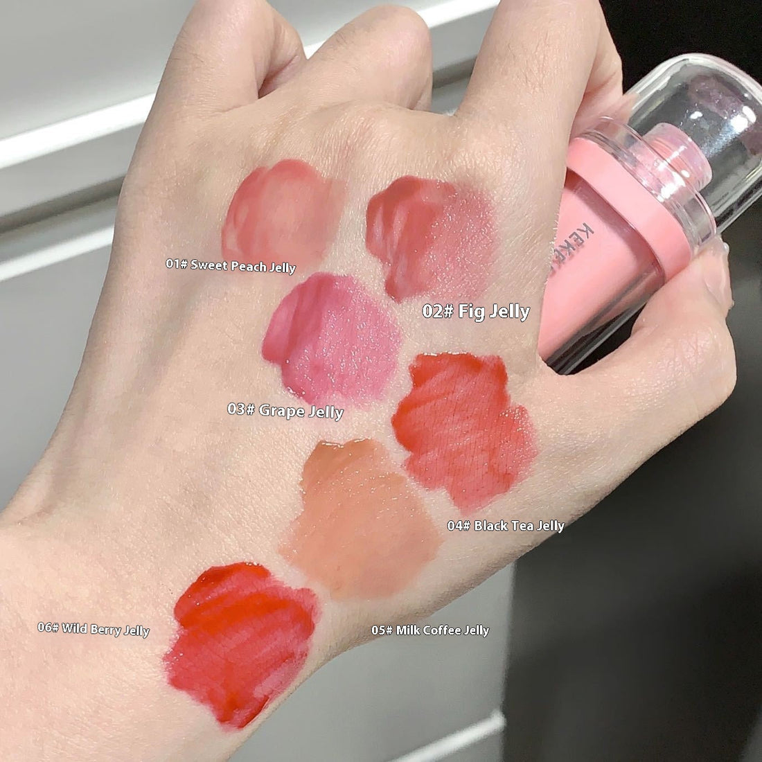 Soft Candy Jelly Lip Lacquer Water Crystal Color Lasting Nourishing Moisturizing Full Lips Student Party Lipstick FAIJO