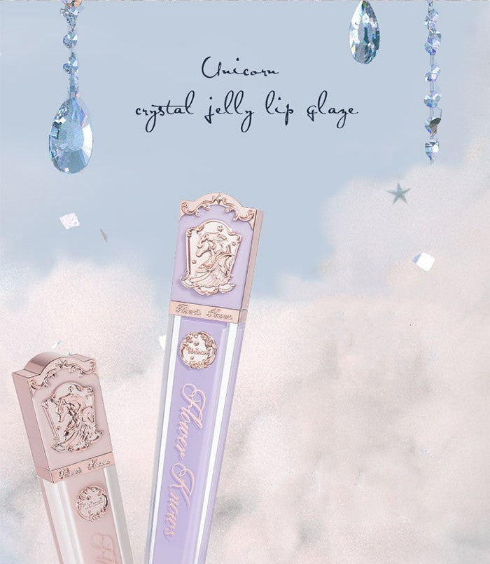 Flower Know Crystal Jelly Lip Glaze Mirror Moisturizing Lipstick FAIJO